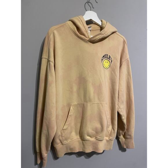 Smiley x H&M Hoodie OVERSIZED‎ fit hoodie printed sweatshirt hoodie XS - Picture 2 of 7